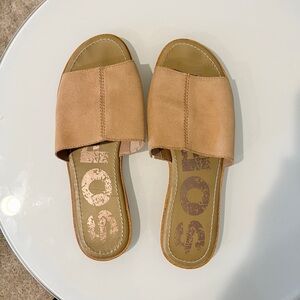 SOREL slip on sandals